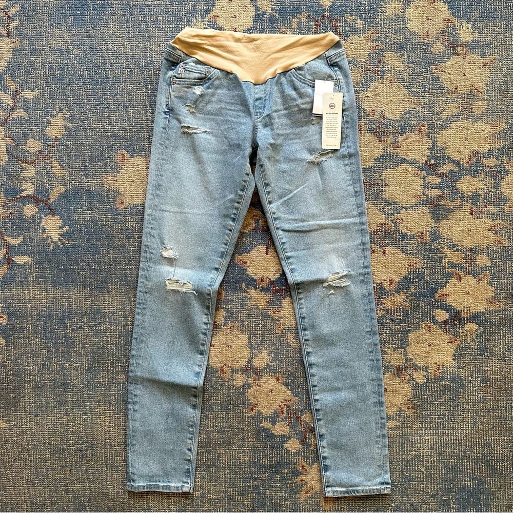 NWT AG The Legging Ankle Maternity Skinny Jean 28